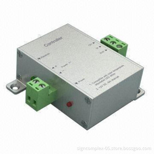 LED Lighting Controller with 12 to 24V DC Input Voltage, 20m Control Distance